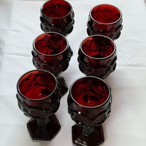Avon Ruby Red 1876 Small Goblet
